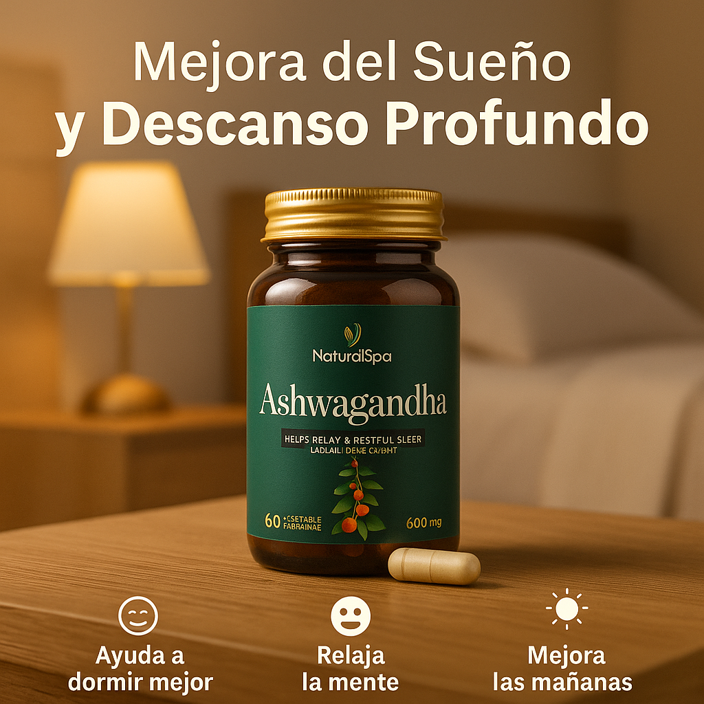 🌿ASHAWANDHA 60 CAP / ESTRES,ANSIEDAD.. ✅