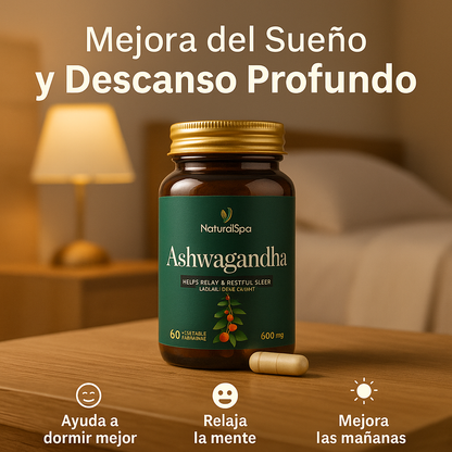 🌿ASHAWANDHA 60 CAP / ESTRES,ANSIEDAD.. ✅