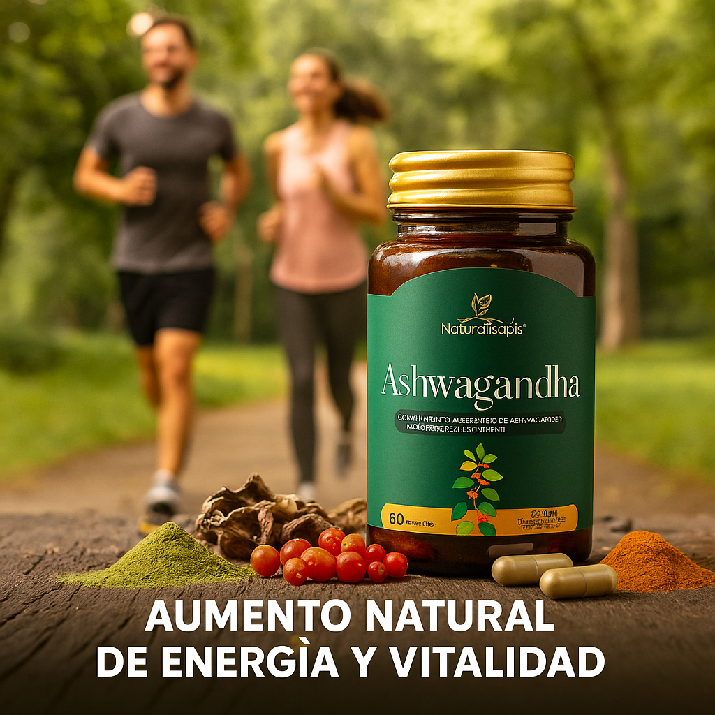 🌿ASHAWANDHA 60 CAP / ESTRES,ANSIEDAD.. ✅