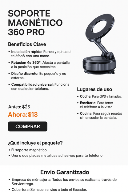 Soporte Magnetico Para Celular winner