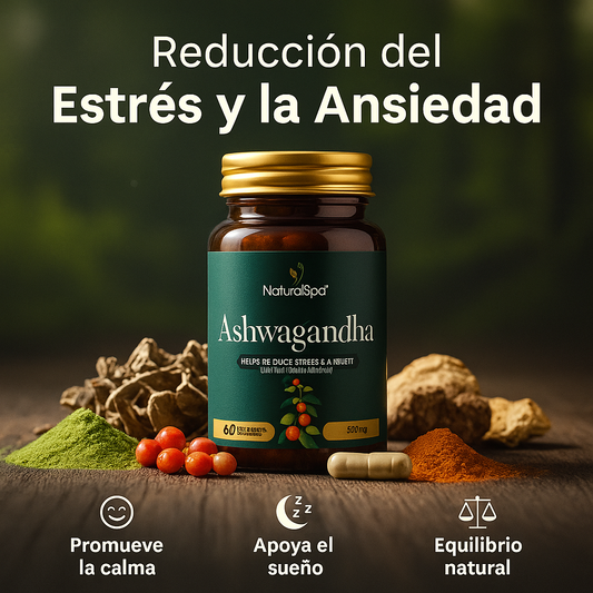 🌿ASHAWANDHA 60 CAP / ESTRES,ANSIEDAD.. ✅
