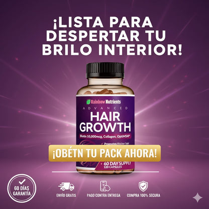 🌿HAIR GROWTH ADVANCED (120 CAP)❤️‍🔥